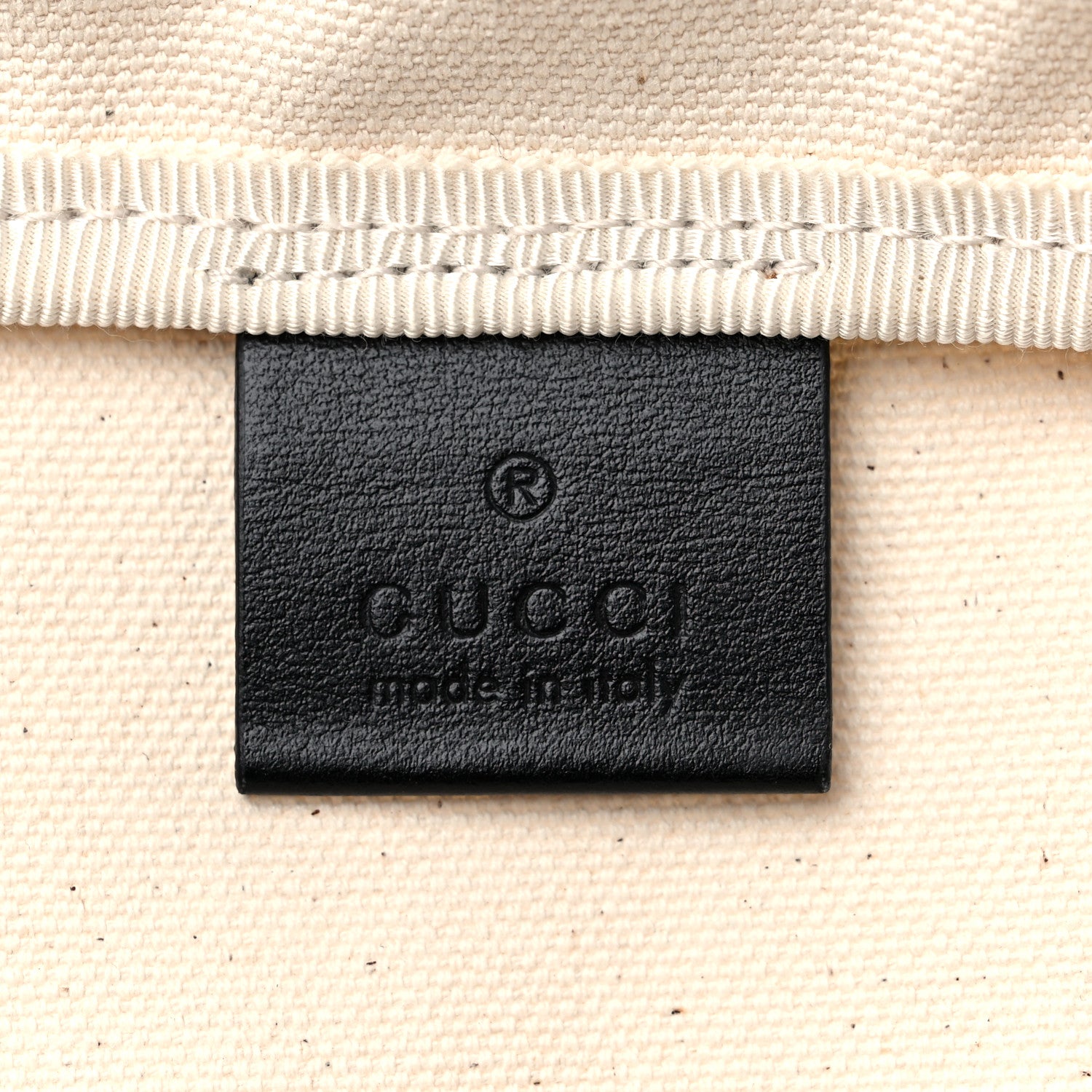 Gucci Canvas Chateau Marmont Drawstring Tote Beige 5 of 9