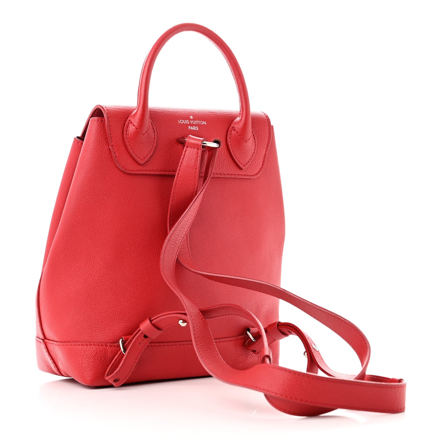 Louis Vuitton Soft Calfskin Lockme Backpack Rubis 3 of 10