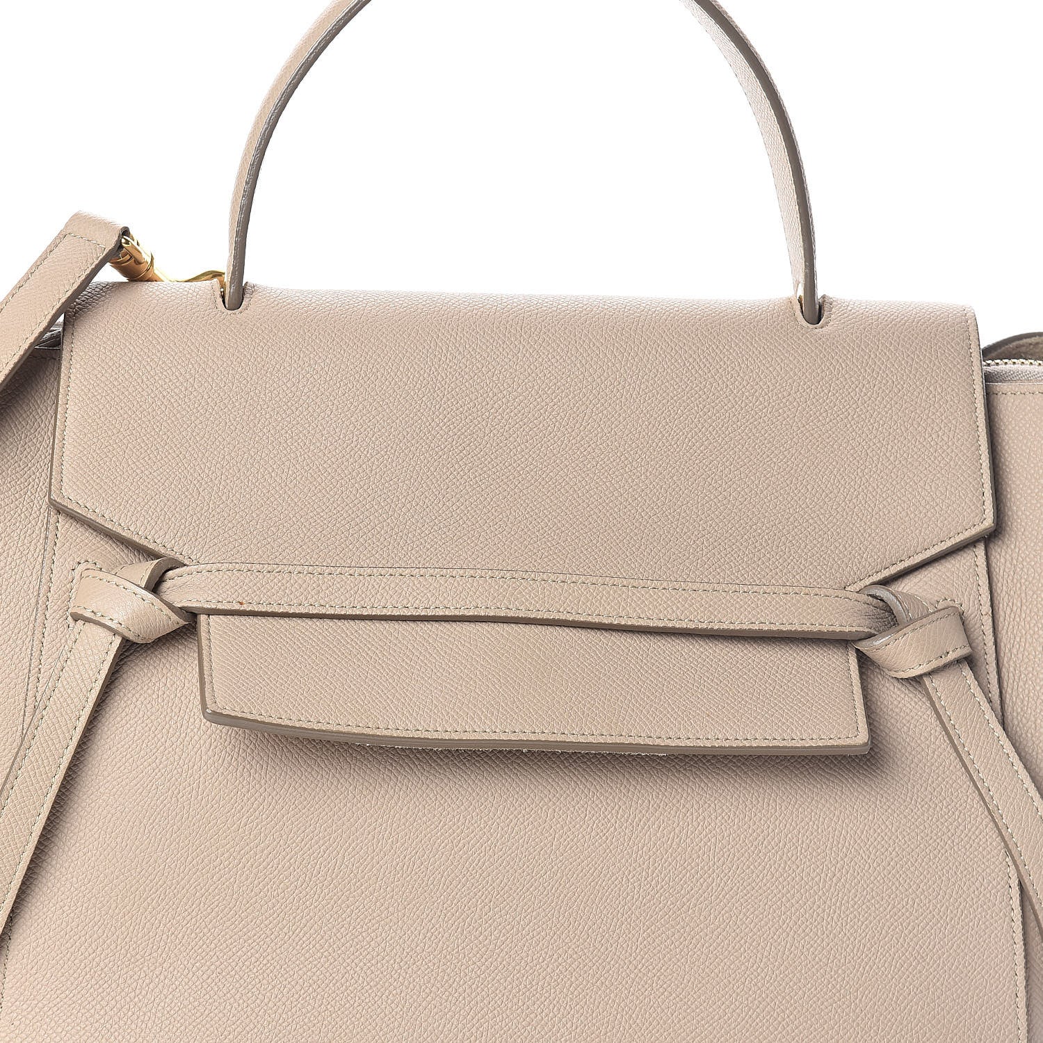 Celine Grained Calfskin Mini Belt Bag Dune 9 of 11