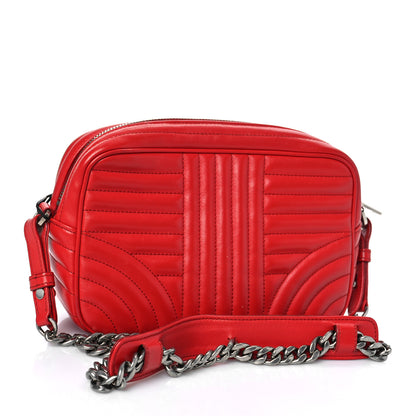 Prada Soft Calfskin Diagramme Camera Bag Rosso 3 of 12