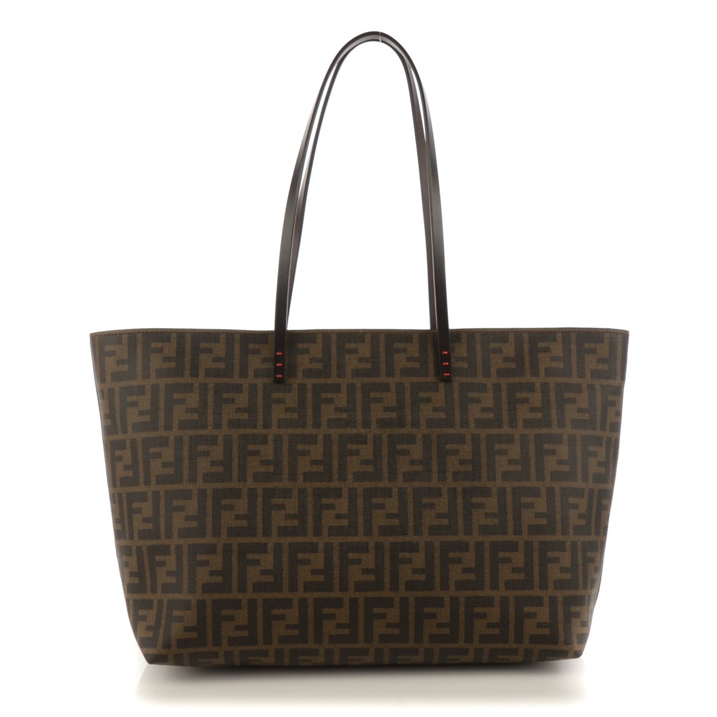 Zucca Spalmati Medium Roll Tote Tobacco Papavero