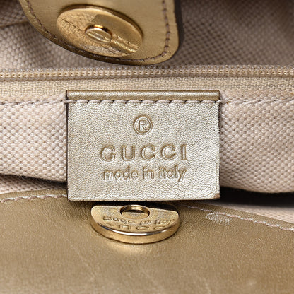 Gucci Guccissima Medium Sukey Tote Champagne 6 of 20