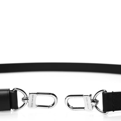 Louis Vuitton Calfskin Speedy Bandouliere Shoulder Strap Black 3 of 3