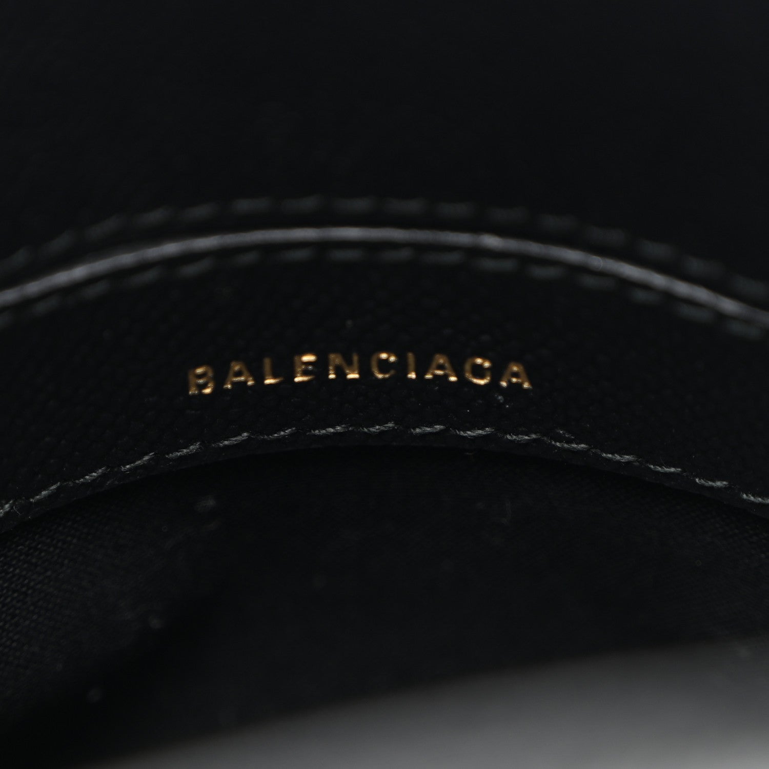 Balenciaga Signature Grained Calfskin Car Tag Print XXS Ville Top Handle Bag Black TBC 6 of 9