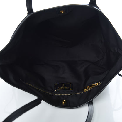Prada Tessuto Nylon Saffiano Tote Black 5 of 8