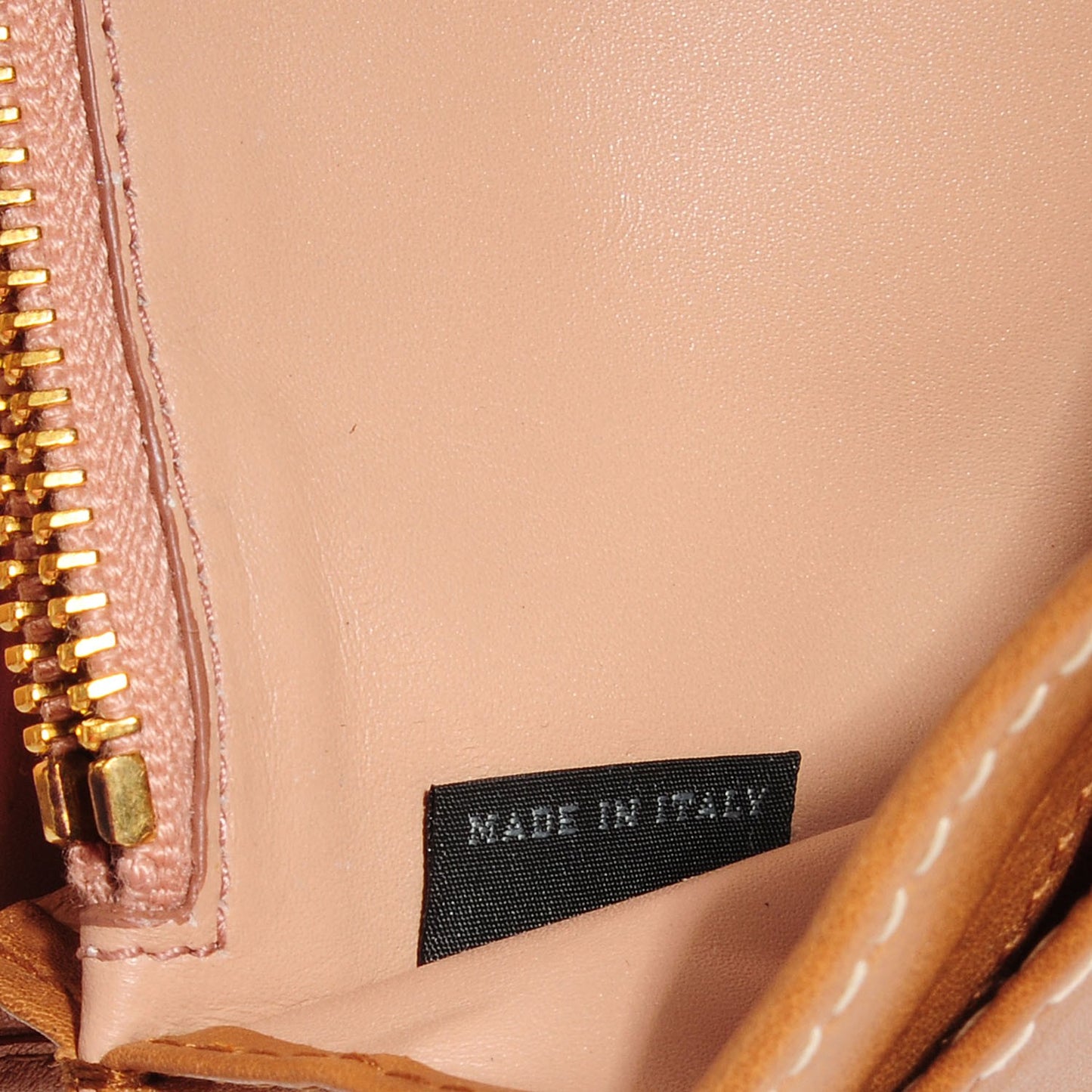 City Calf Long Wallet Caramel