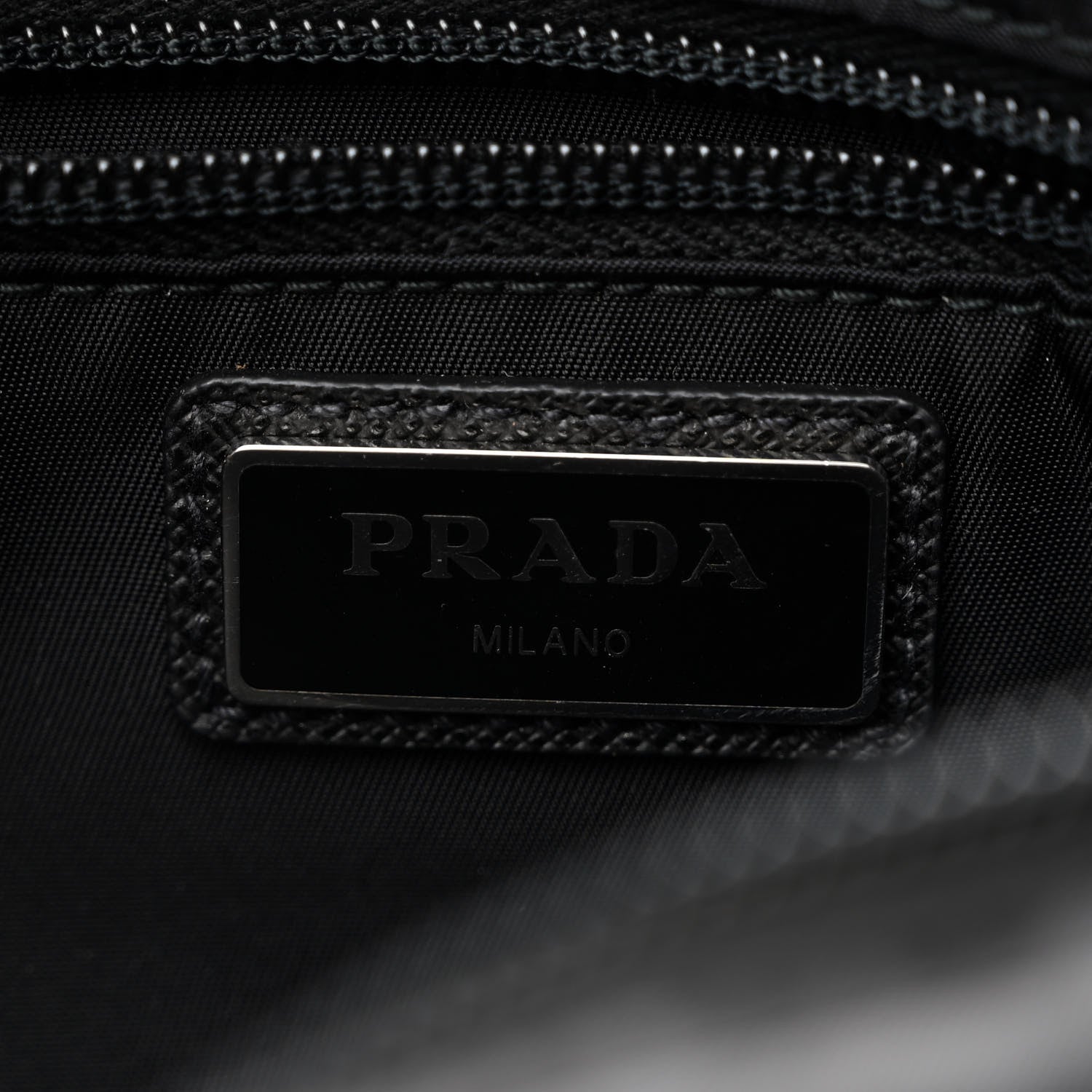 Prada Tessuto Nylon Belt Bag Black 6 of 9