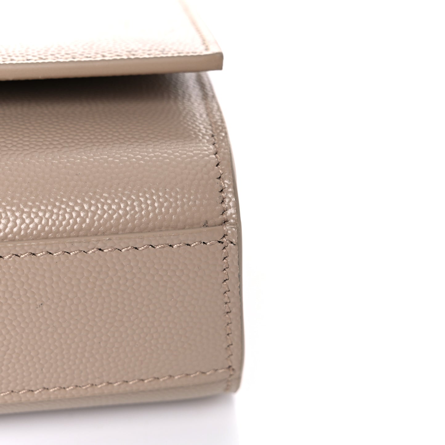 Grain De Poudre Medium Monogram Kate Satchel Dark Beige