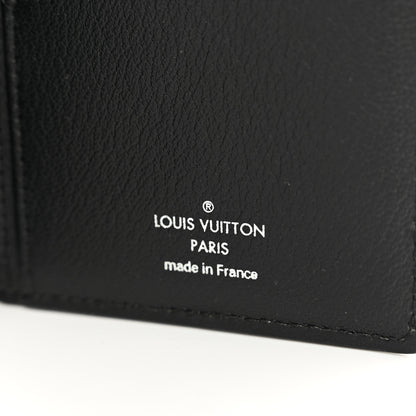 Louis Vuitton Crocodile Ostrich Monogram Eclipse Brazza Wallet Black 6 of 7