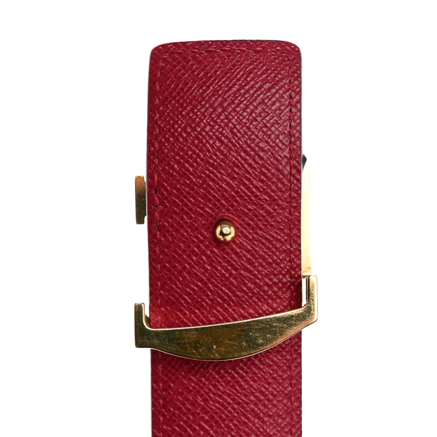 Monogram 30mm LV Initiales Reversible Belt 85 34 Fuchsia