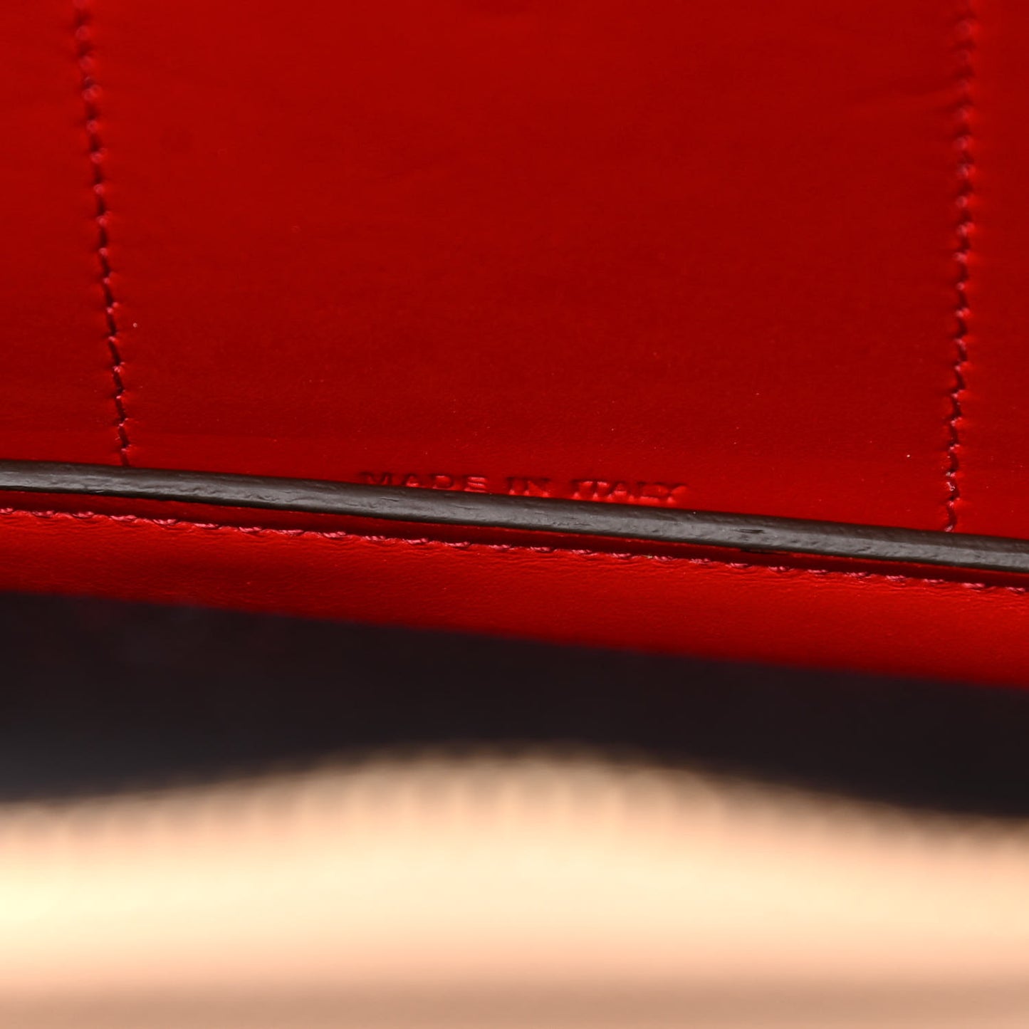 Calfskin Spiked Small Trictrac Portfolio Bag Cannelle