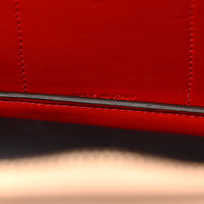 Christian Louboutin Calfskin Spiked Small Trictrac Portfolio Bag Cannelle 8 of 11