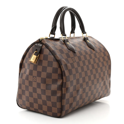 Louis Vuitton Damier Ebene Speedy 30 3 of 12