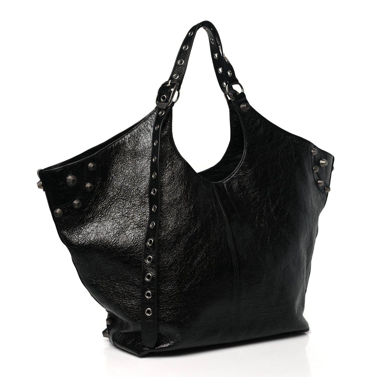 Agneau Arena Large Le Cagole Carry All Bag Black