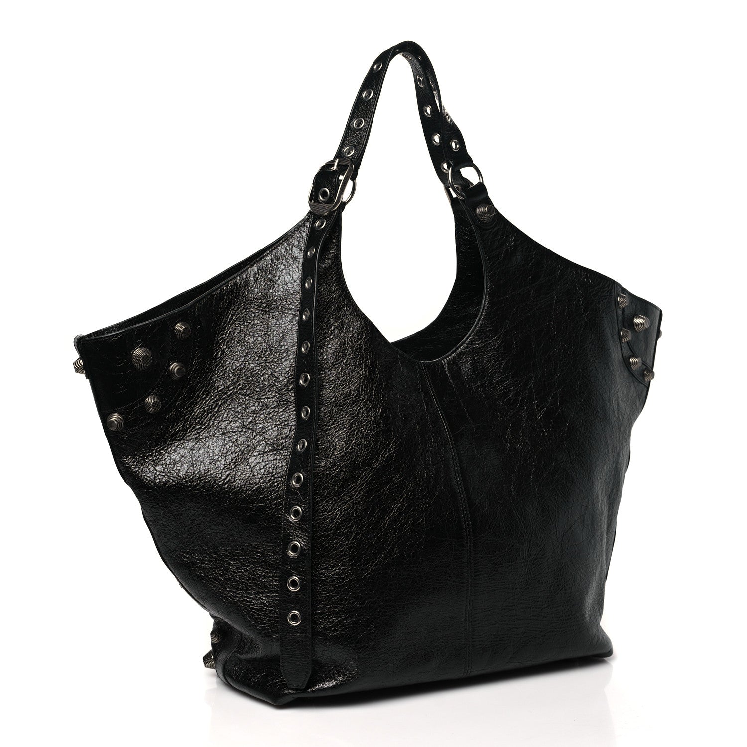 Balenciaga Agneau Arena Large Le Cagole Carry All Bag Black 4 of 11