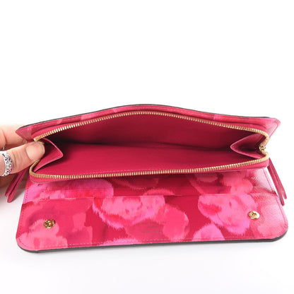 Louis Vuitton Monogram Articles de Voyage Ikat Insolite Wallet Rose Indien 6 of 10
