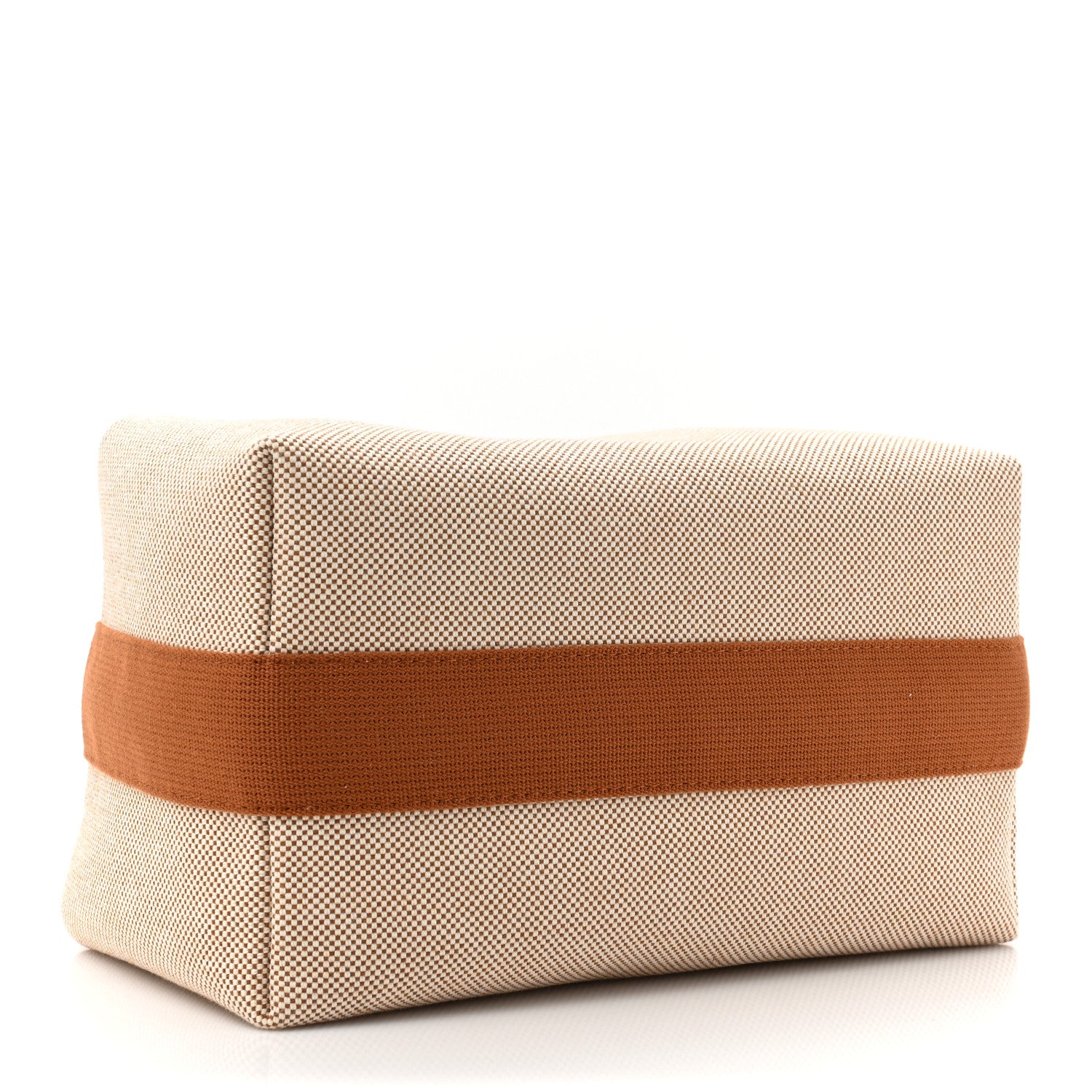 Hermes Canvas Large Bride-A-Brac Cabriole Case Biscuit 4 of 9