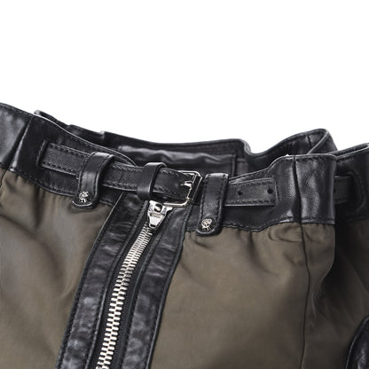 Alexander Wang Lambskin Nylon Marti Backpack Military Green Nickel Hardware 9 of 10