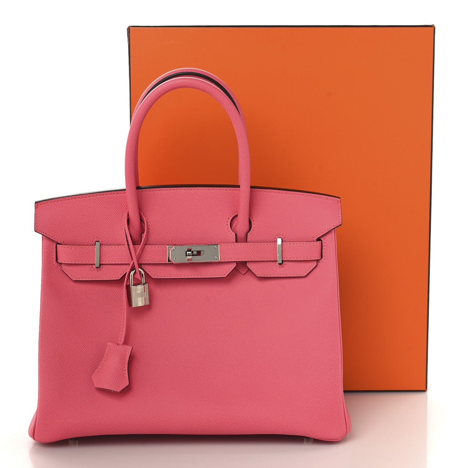 Hermes Epsom Birkin 30 Rose Azalee 13 of 13