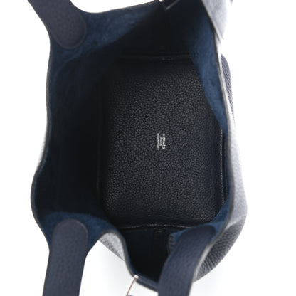 Hermes Taurillon Clemence Picotin Lock 18 PM Bleu Nuit 5 of 10