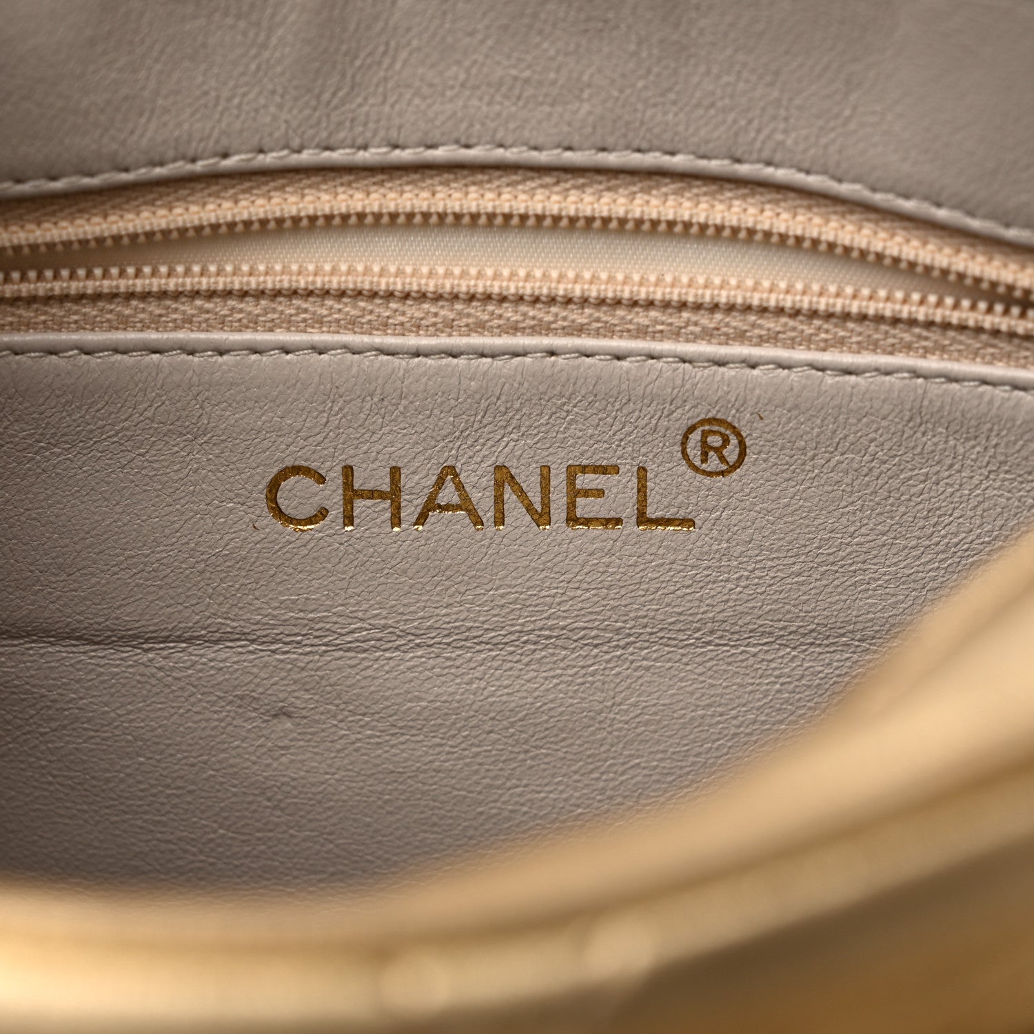 Chanel Metallic Lambskin Quilted Tassel Camera Case Gold 6 of 18