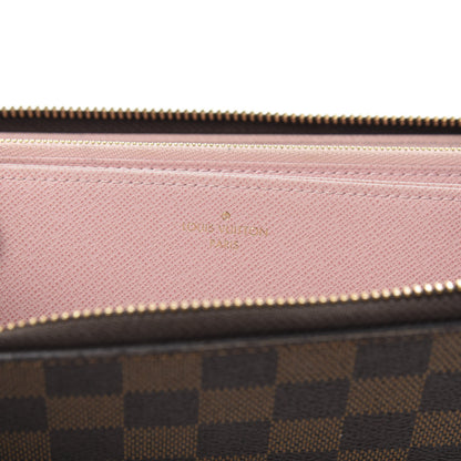 Louis Vuitton Damier Ebene Zippy Wallet Rose Ballerine 6 of 8
