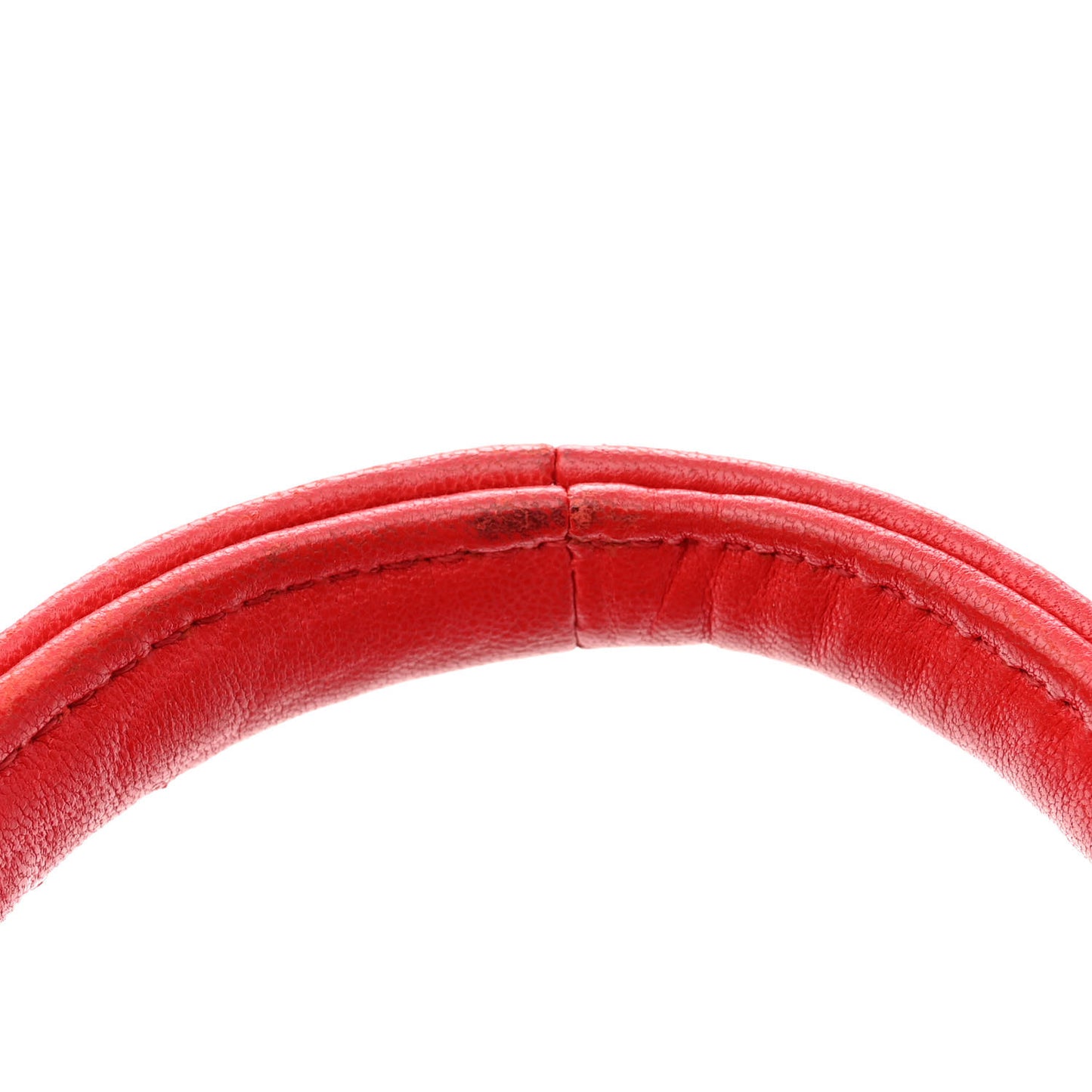 Pebbled Lambskin Mini Rockie Red Rhodium Hardware