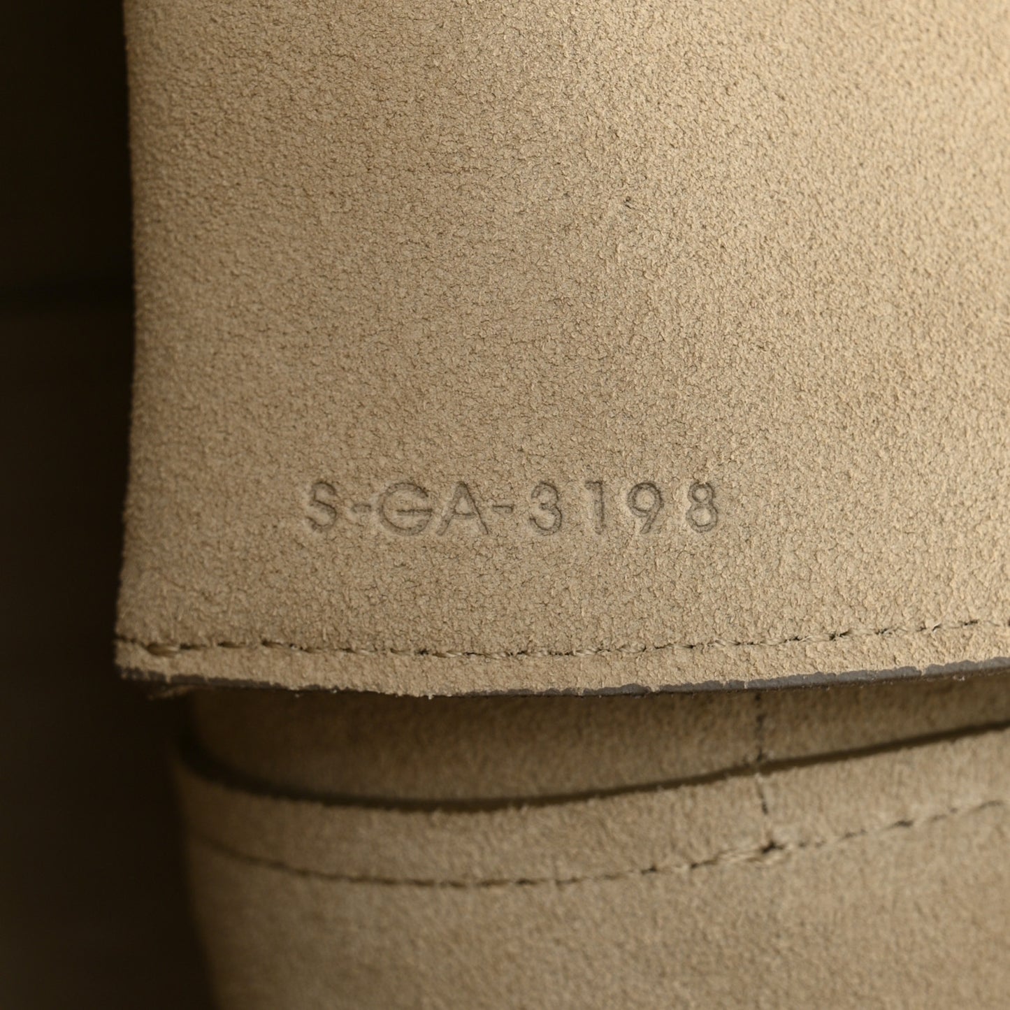 Grained Calfskin Micro Belt Bag Light Taupe