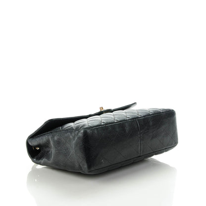 Chanel Caviar Quilted Jumbo Single Flap Black 4 of 7