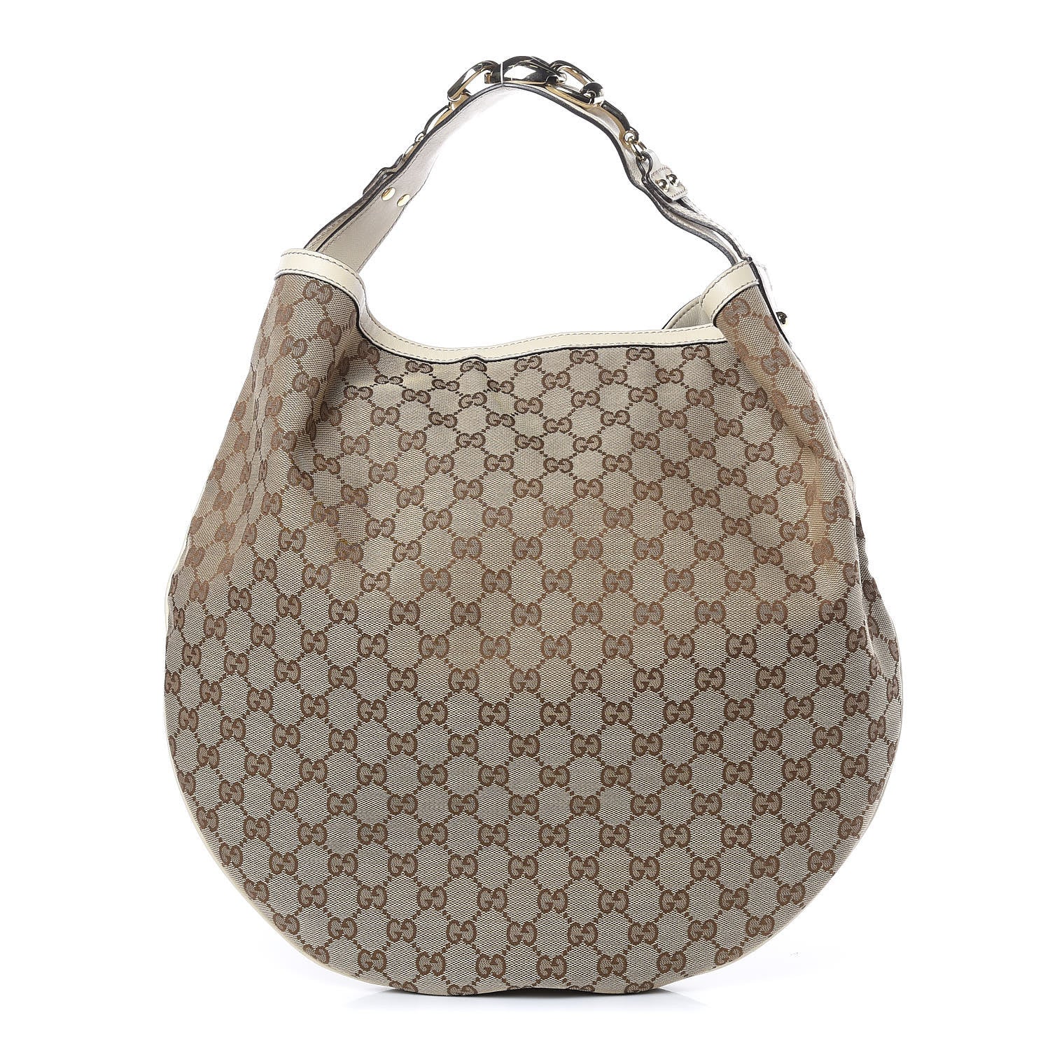 Gucci Monogram Large Wave Hobo Off White 1 of 12
