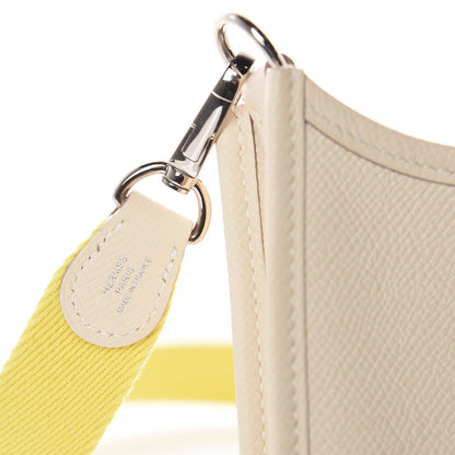 Hermes Epsom Amazone Evelyne TPM Craie Lime 8 of 9