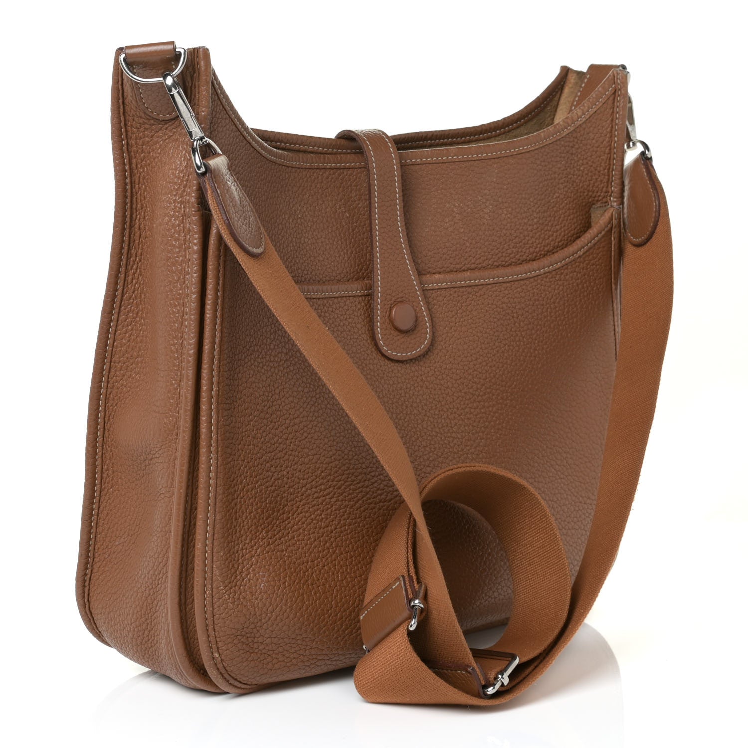 Hermes Taurillon Clemence Evelyne III GM Gold 3 of 14