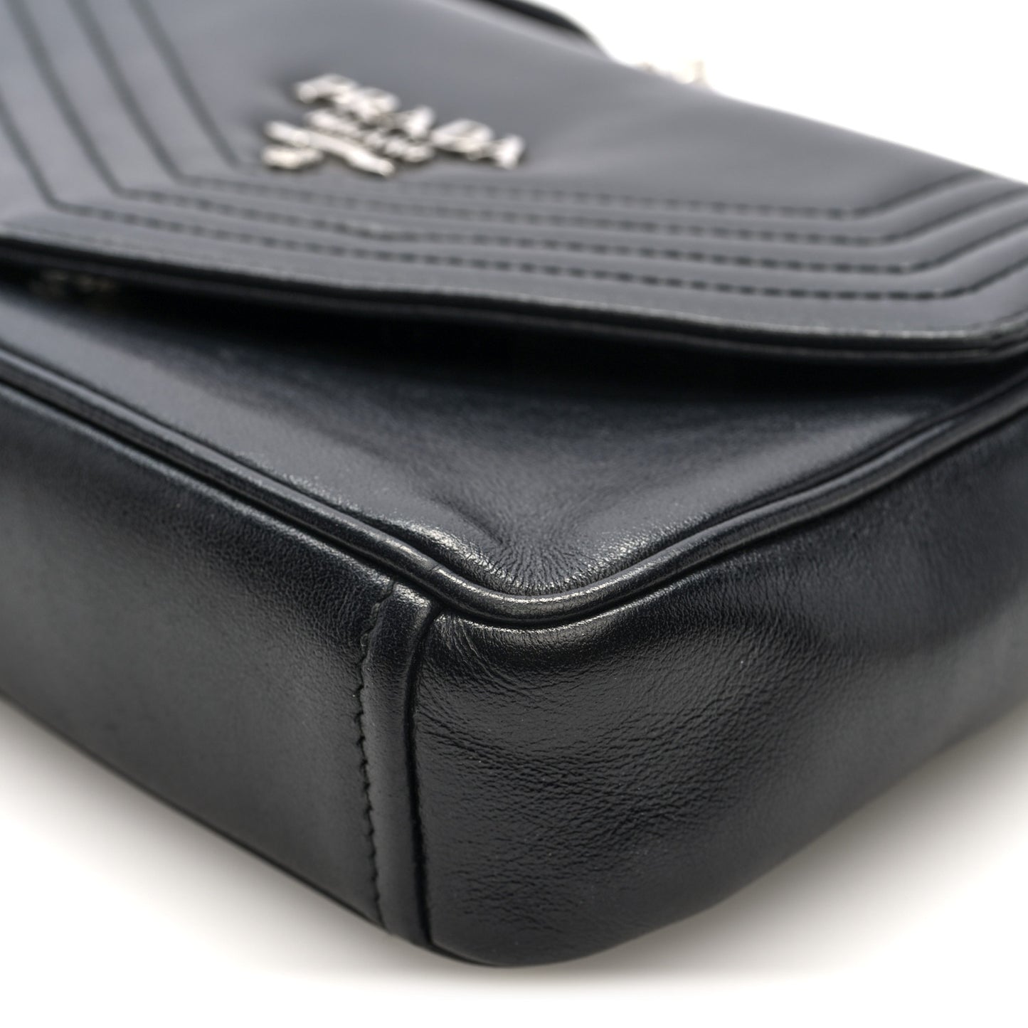 Nappa Diagramme Crossbody Bag Black