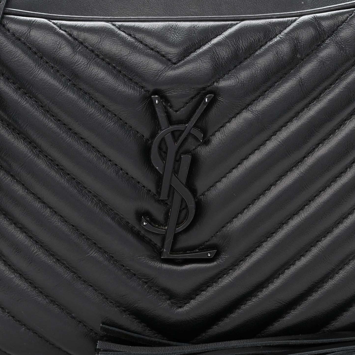 Calfskin Matelasse Monogram Monochrome Lou Camera Bag Black Sold: 50