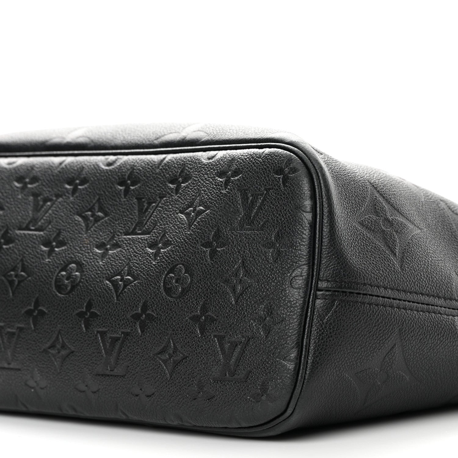 Louis Vuitton Empreinte Monogram Giant Neverfull MM Black 9 of 13