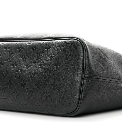 Louis Vuitton Empreinte Monogram Giant Neverfull MM Black 9 of 13