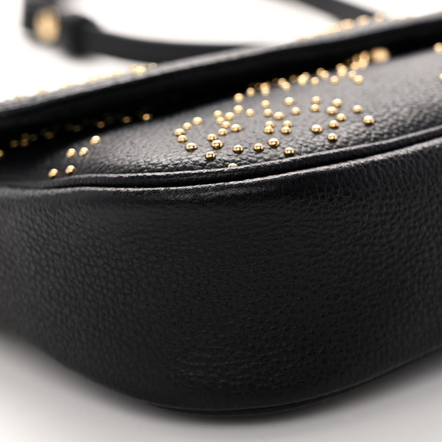 Empreinte Giant Studded Ivy Wallet On Chain Black