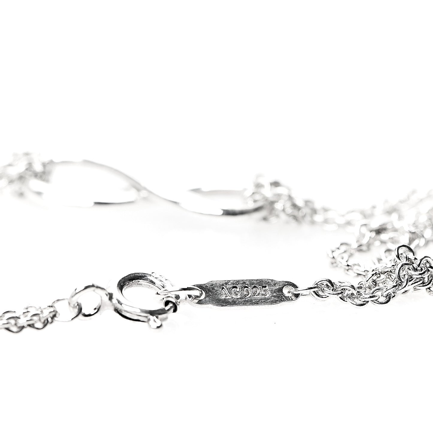 Sterling Silver Infinity Double Chain Bracelet