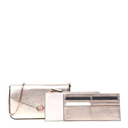 Fendi Vitello Laminato F is Fendi Envelope Wallet on Chain Rame 3 of 10
