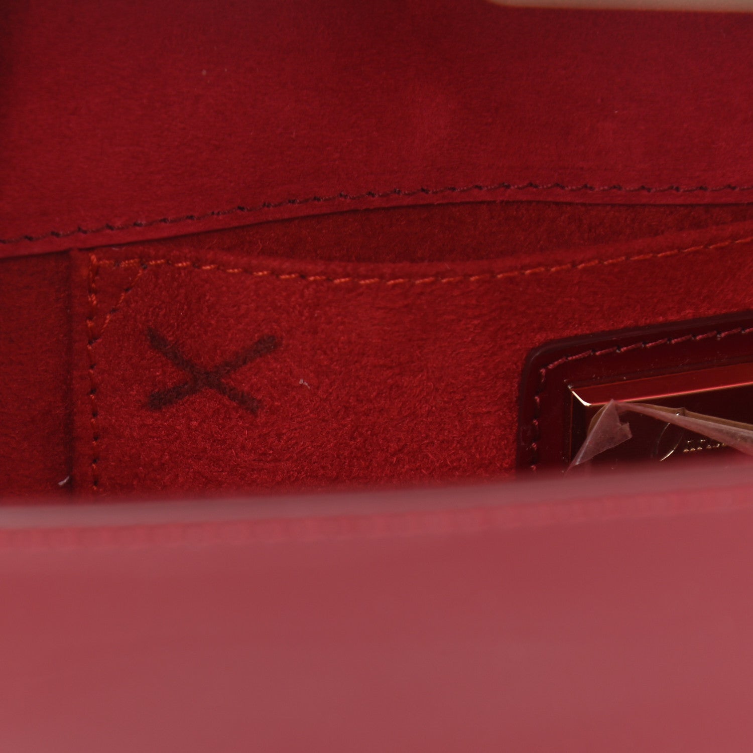 Christian Louboutin Patent Vero Dodat Clutch Carmin 9 of 10