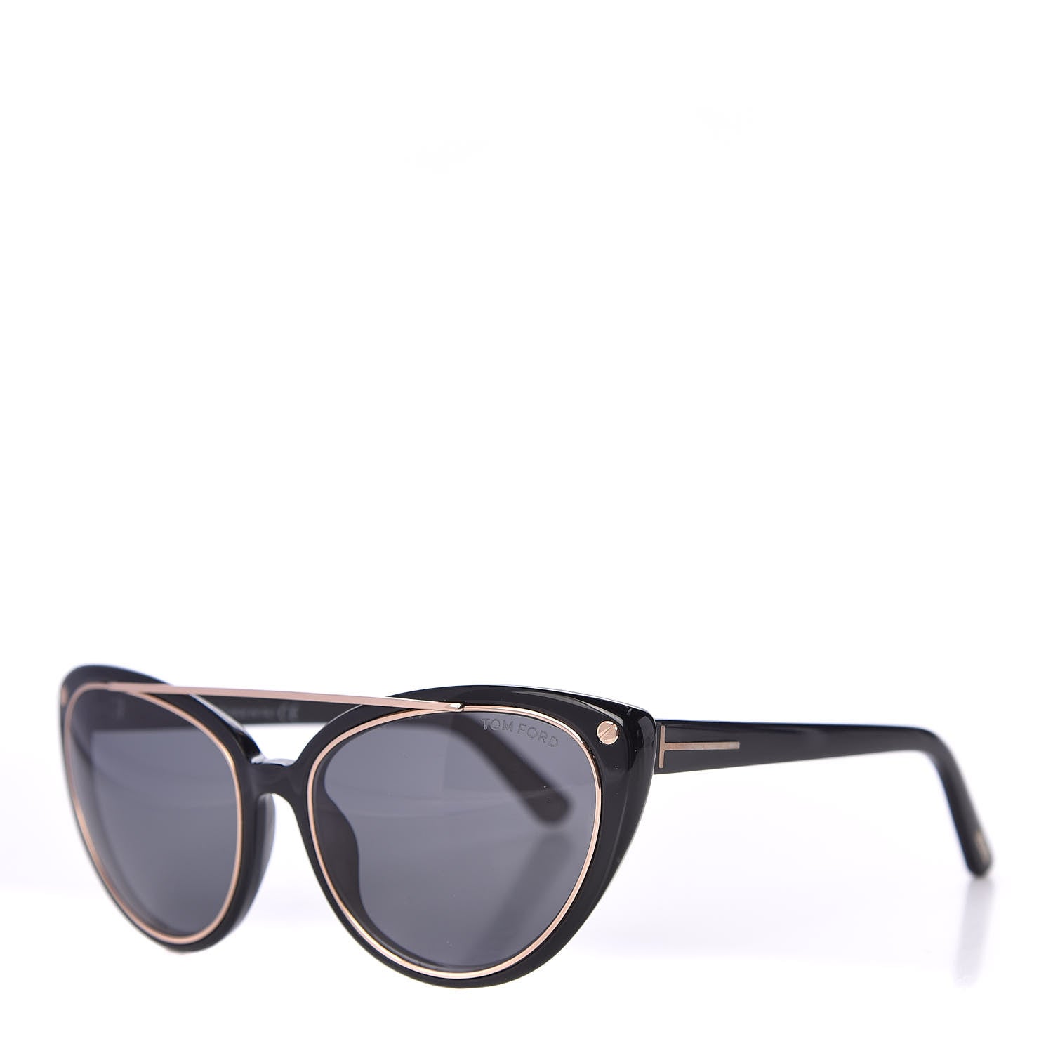 Tom Ford Edita Sunglasses TF384 Black 1 of 7