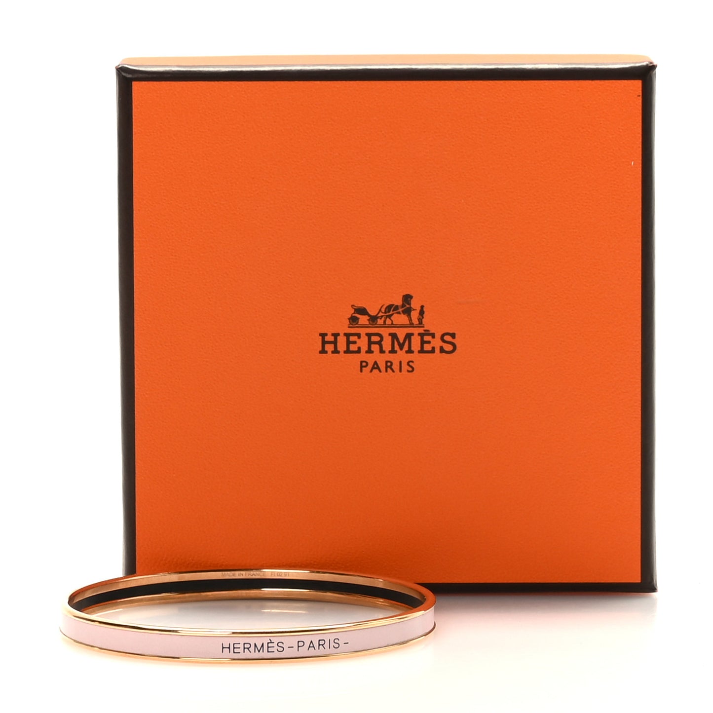 Enamel Uni Bangle 70 Rose Candeur