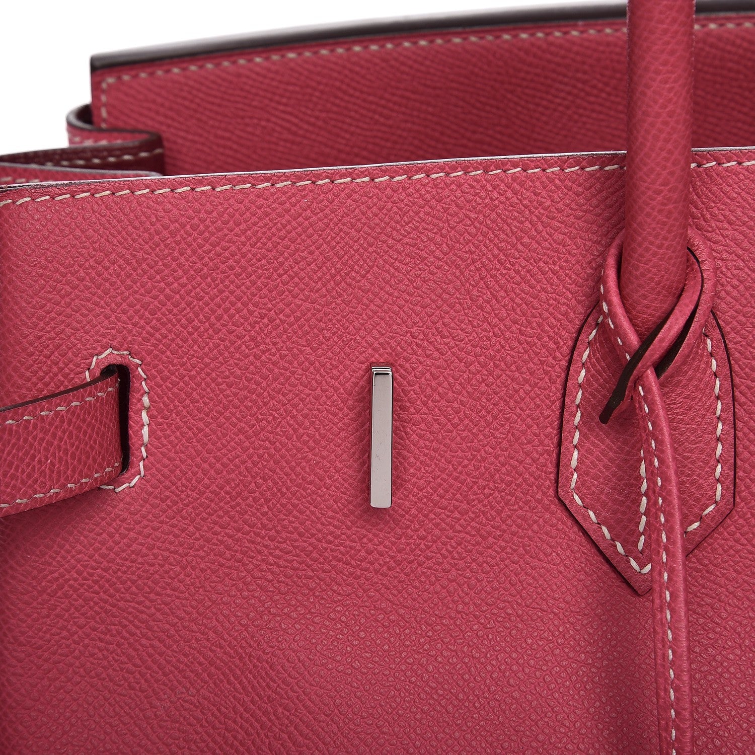 Hermes Epsom Candy Birkin 35 Rose Tyrien Rubis 17 of 41