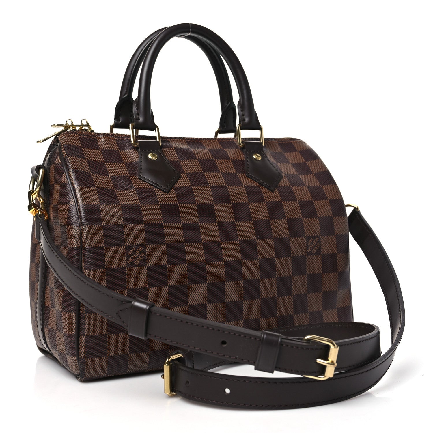 Louis Vuitton Damier Ebene Speedy Bandouliere 25 3 of 9