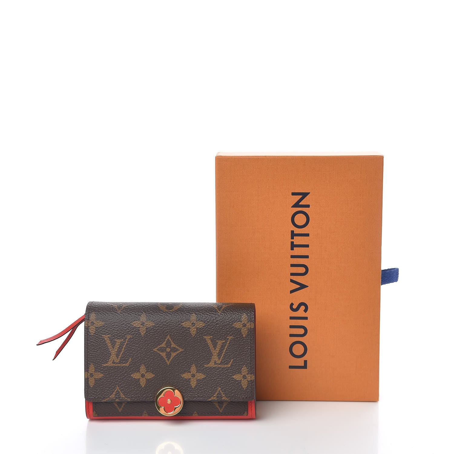 Louis Vuitton Monogram Flore Compact Wallet Coquelicot 7 of 7