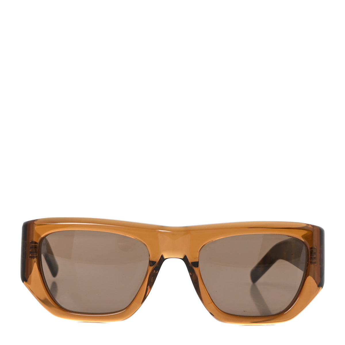 Saint Laurent Acetate SL 740 Square Sunglasses Grey Brown Havana 2 of 7