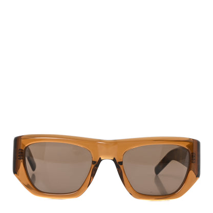 Saint Laurent Acetate SL 740 Square Sunglasses Grey Brown Havana 2 of 7