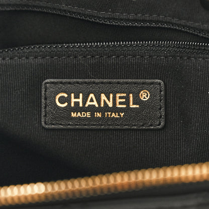 Chanel Patent Quilted Shiny Coco Small Shopping Bag Black 6 of 11