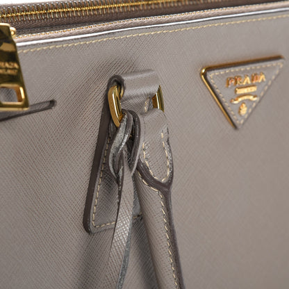 Prada Saffiano Medium Galleria Double Zip Tote Argilla 6 of 12