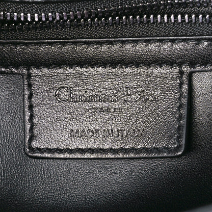 Christian Dior Calfskin Macrocannage Medium Caro Bag Black 6 of 11